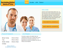 Tablet Screenshot of kerrisdalemedical.com